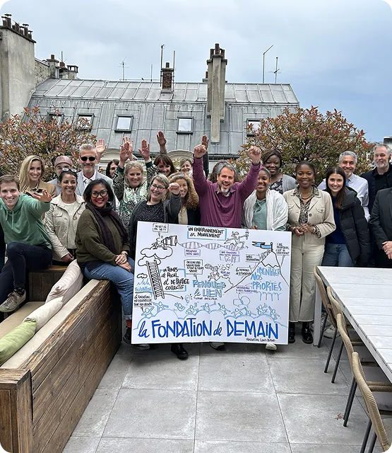 Photo de groupe de la Fondation